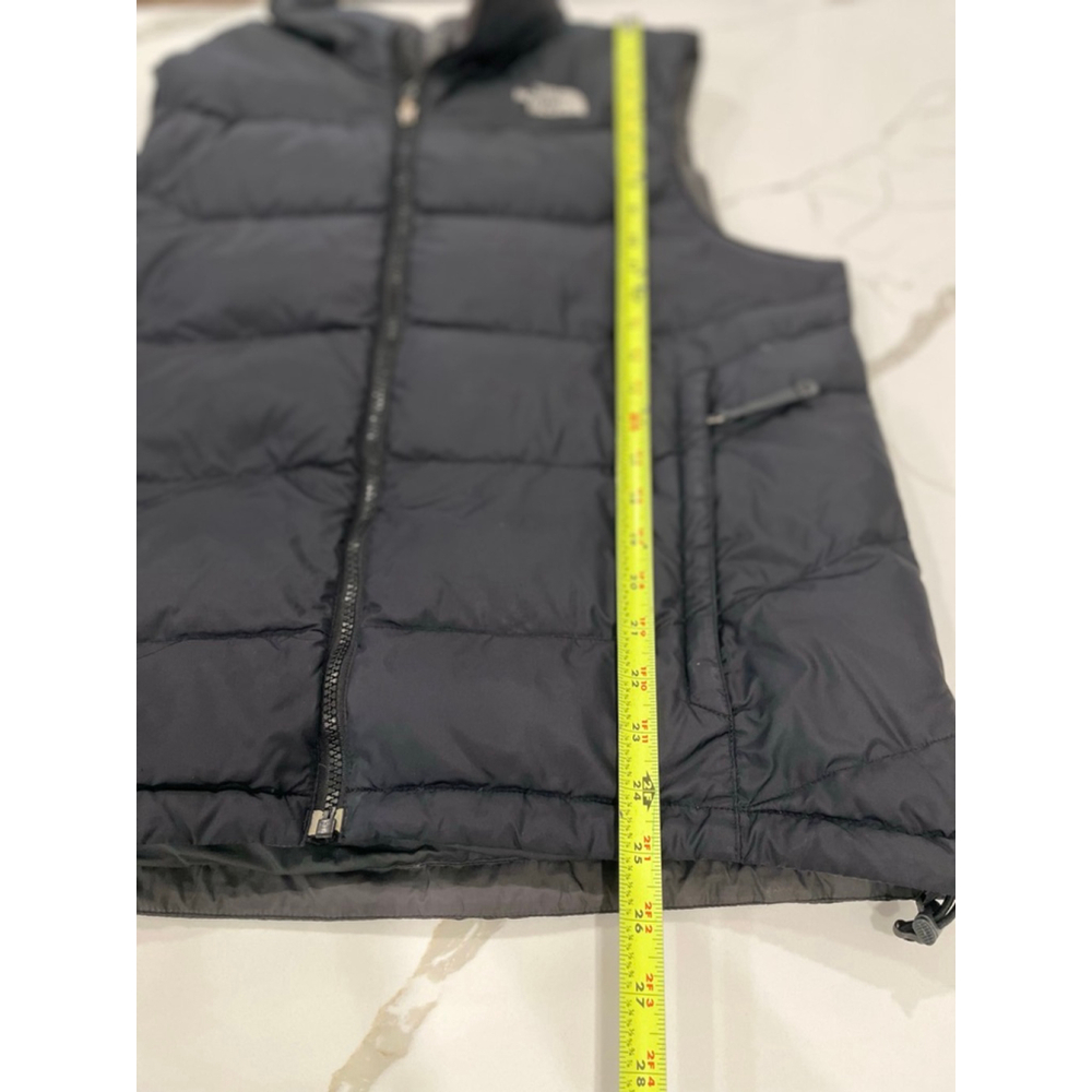 Vtg Y2K The North Face 550 Goose Down Full Zip Puffer Vest Mens Medium Black - Picture 10 of 10